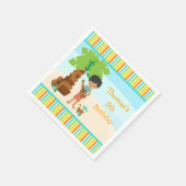 Aloha African American Boy Party Servet (Hoek)