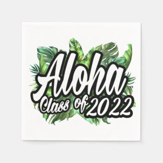 Aloha Afstuderen Klasse van 2022 Luau Party Servet
