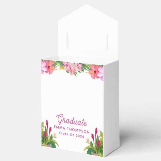 Aloha Afstuderen Luau Klasse van 2024 Bedankdoosjes (Geopend)