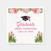 Aloha Afstuderen Luau Klasse van 2024 Servet (Voorkant)
