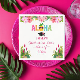 Aloha Afstuderen Luau Klasse van 2024 Servet
