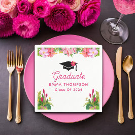 Aloha Afstuderen Luau Klasse van 2024 Servet