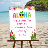 Aloha Afstuderen Luau Klasse van 2024 Welkom Poster