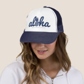 Aloha anananas LogoColor-Navy Trucker Pet (In situ)