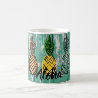 Aloha anananas vintage tasse koffiemok