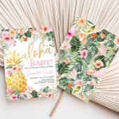 Aloha ananas Baby shower Kaart