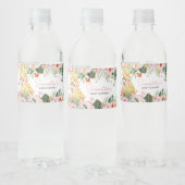 Aloha ananas Baby shower Waterfles Etiket (Flessen)