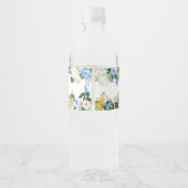 Aloha Ananas Baby Shower Waterfles Etiket (Achterkant)
