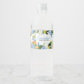 Aloha Ananas Baby Shower Waterfles Etiket (Voorkant)