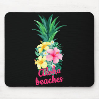 Aloha ananas bloemen aloha hawaii vintage muismat