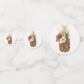 Aloha Ananas Bloemen Botanisch Tropisch Confetti (Voorkanten)