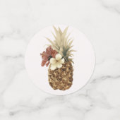 Aloha Ananas Bloemen Botanisch Tropisch Confetti (Kleine voorkant)