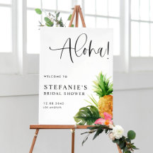 Aloha Ananas Bruidsfeest Welkom