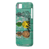 Aloha ananas Case-Mate iPhone case (Achterkant Links)