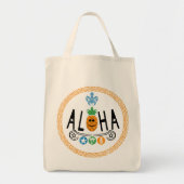 Aloha Ananas Design - Kruidenier Tas (Voorkant)