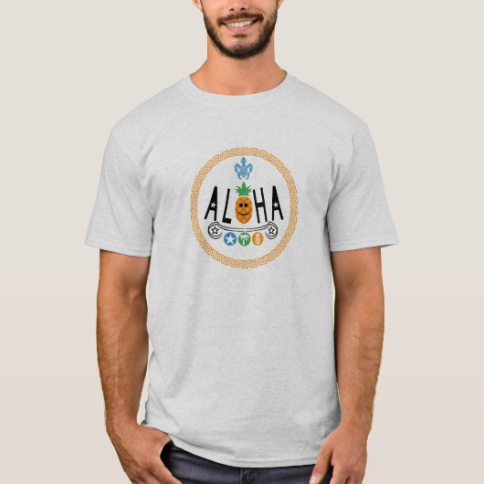 Aloha Ananas Design - Mannen T-shirt (Voorkant)