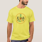 Aloha Ananas Design - Mannen T-shirt (Voorkant)
