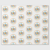 Aloha Ananas Design - Matte Wrapping Papier (Vlak)