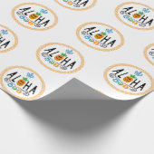 Aloha Ananas Design - Matte Wrapping Papier (Hoek)