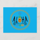 Aloha Ananas Design - Standaard Briefkaart (Voorkant)