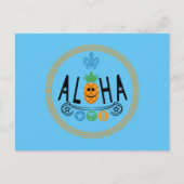Aloha Ananas Design - Standaard Briefkaart (Voorkant)