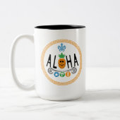 Aloha Ananas Design - Tweetonige Mok (Links)