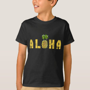 Aloha Ananas Hawaii tropisch fruit Summ T-shirt