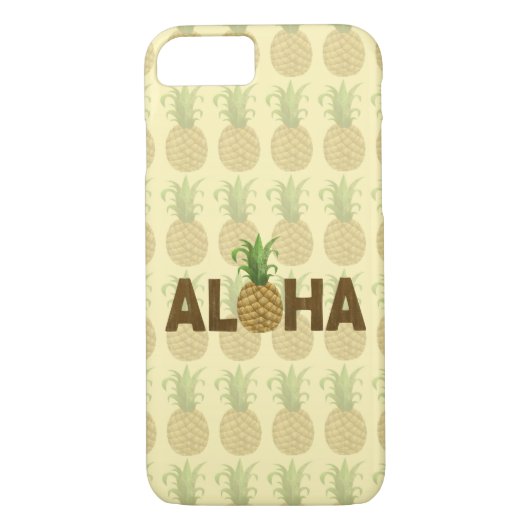 Aloha  ananas Hawaiian Hawaii Case-Mate iPhone Case (Achterkant)