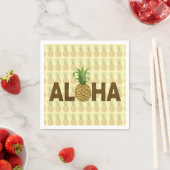 Aloha ananas Hawaiian Hawaii Servetten (Insitu)