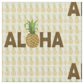 Aloha ananas Hawaiian Hawaii Stof (Close Up)