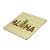 Aloha  ananas Hawaiian Hawaii Tegeltje (Zijkant)