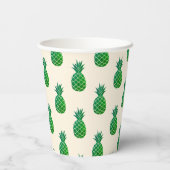 Aloha Ananas Papieren Bekers (Achterkant)
