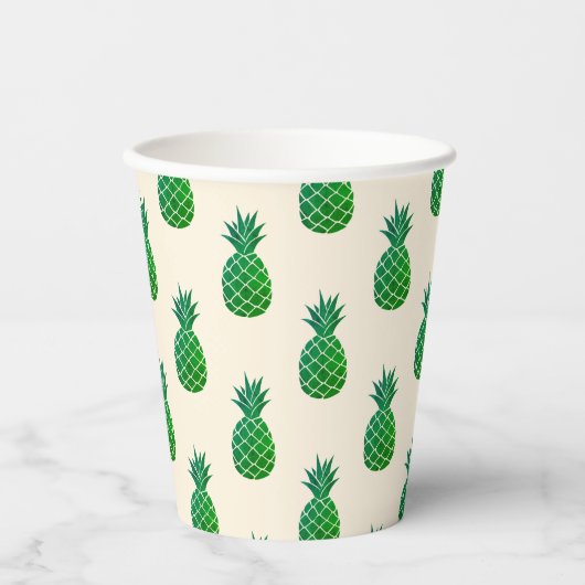 Aloha Ananas Papieren Bekers (Voorkant)