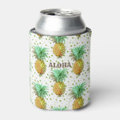 Aloha Ananas Patroon Blikjeskoeler (Blikje Voorkant)