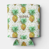 Aloha Ananas Patroon Blikjeskoeler (Achterkant)
