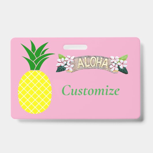 Aloha Ananas Thunder_Cove Badge (Voorzijde)