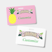 Aloha Ananas Thunder_Cove Badge (Voor- en achterkant)