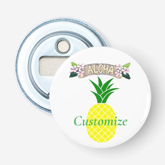 Aloha Ananas Thunder_Cove Button Flesopener (Voorkant)
