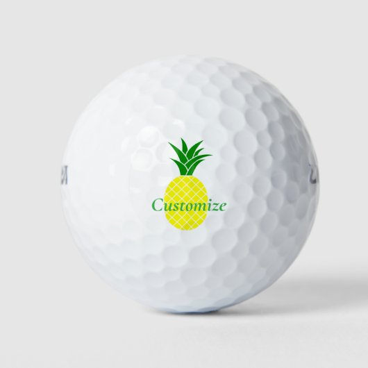 Aloha Ananas Thunder_Cove Golfballen (Voorkant)