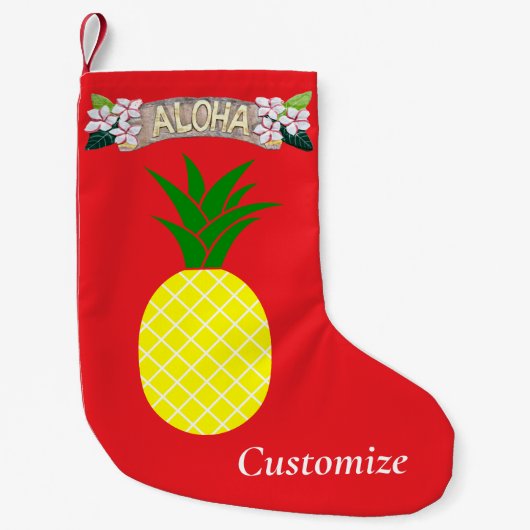 Aloha Ananas Thunder_Cove Kleine Kerstsok (Voorkant)