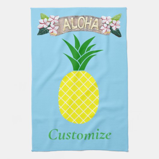 Aloha Ananas Thunder_Cove Theedoek (Verticaal)