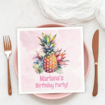 Aloha Ananas Zomer Verjaardagsfeestje