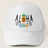 Aloha-ananassenontwerp - Trucker Hat Trucker Pet (Voorkant)