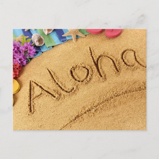 Aloha Ansichtkaart Briefkaart (Voorkant)