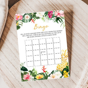 Aloha Baby Ananas Baby Shower Bingo Spel