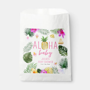 Aloha Baby Ananas & Pacifiers Baby shower Luau Bedankzakje
