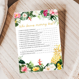 Aloha Baby Ananas Shower Wie Kent Mama Spel