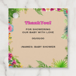 Aloha Baby Appreciation Label