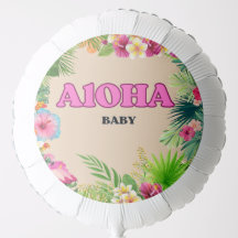 Aloha Baby - Baby shower ballonnen.