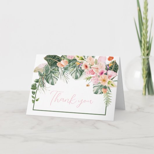 Aloha-Baby shower Bedankkaart (Voorkant)